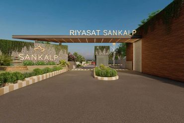 alt="Riyasat Sankalp Entrance Gate - Residential Property in Mumbai by Mumbai Third Properties"