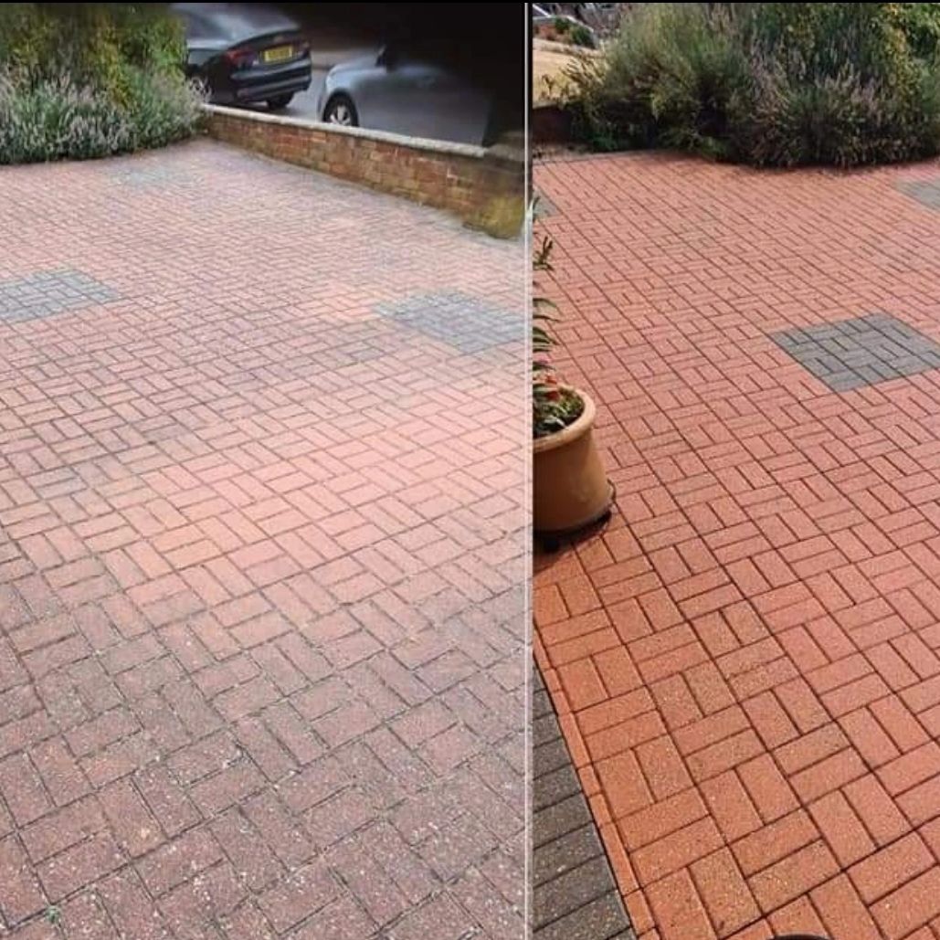 Driveway cleaning in Worthing, West Sussex