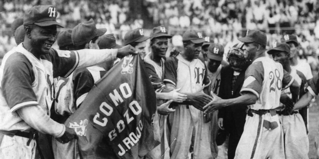 Players of Leones de Ponce of Puerto Rico celebrate their victory