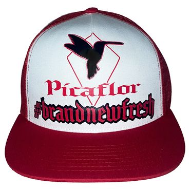Red Cap White Face Picaflor Diamond Logo 3 #brandnewfresh