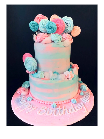 birthday cake, sugar candy cake