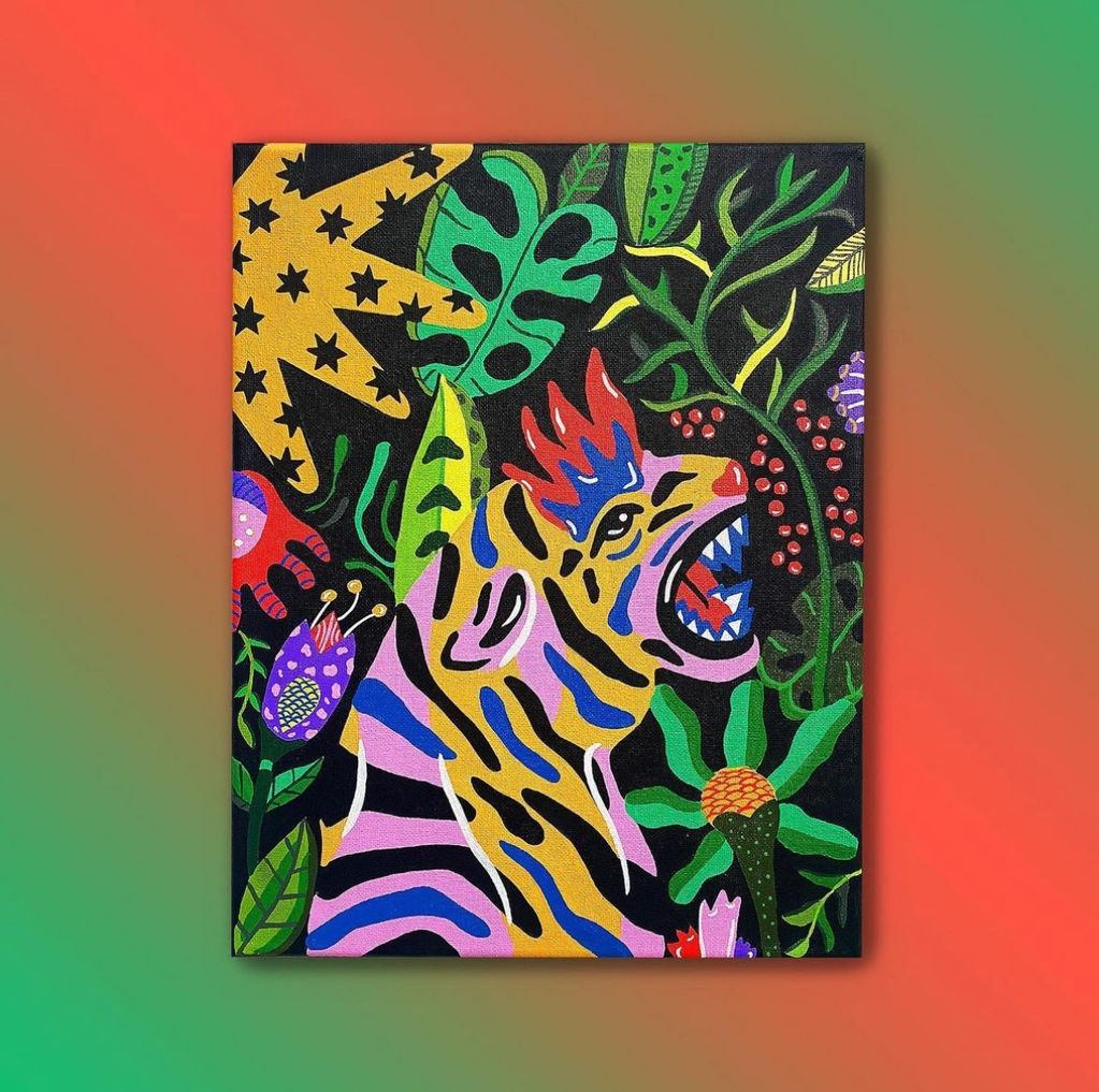 Tigre
Acrylic on Canvas
11"x14"