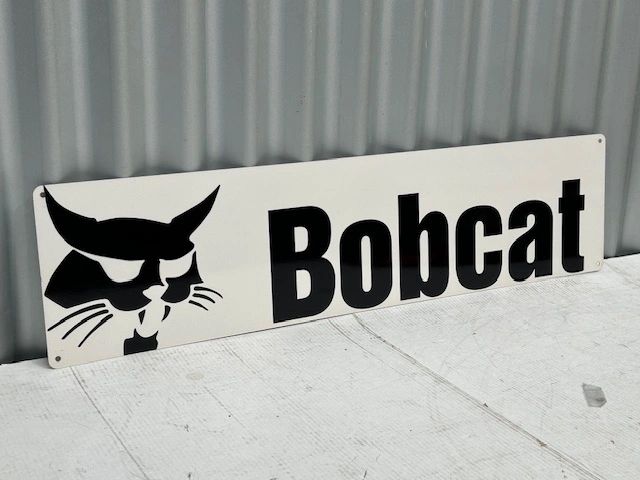 BOBCAT EQUIPMENT 800 MM X 200 MM HEAVY DUTY METAL SIGN MADE IN AUSTRALIA
