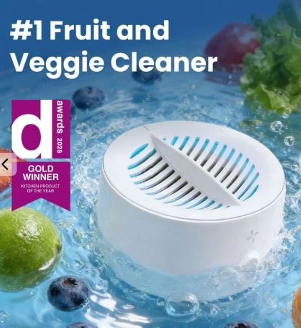 Top-rated fruit and veggie cleaner with award-winning design.