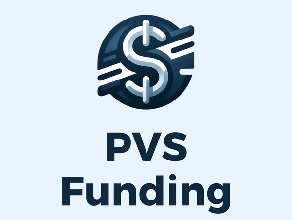 PVS Funding logo featuring a stylized dollar sign.