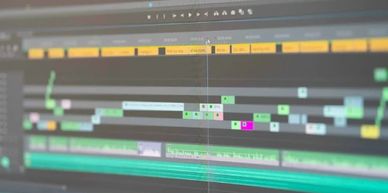 a detailed project plan clearly laid out on a screen