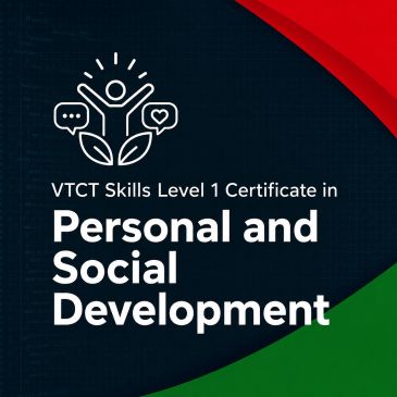 Certificate for Personal and Social Development Skill.