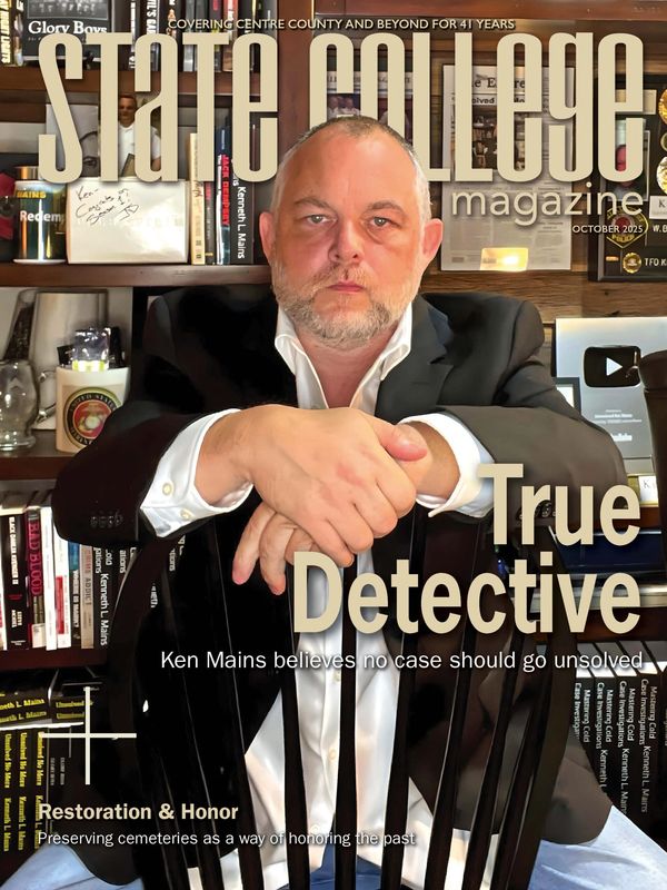 Man on magazine cover titled True Detective