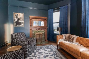 two types of sofas in one room