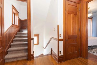 a congested design of a staircase