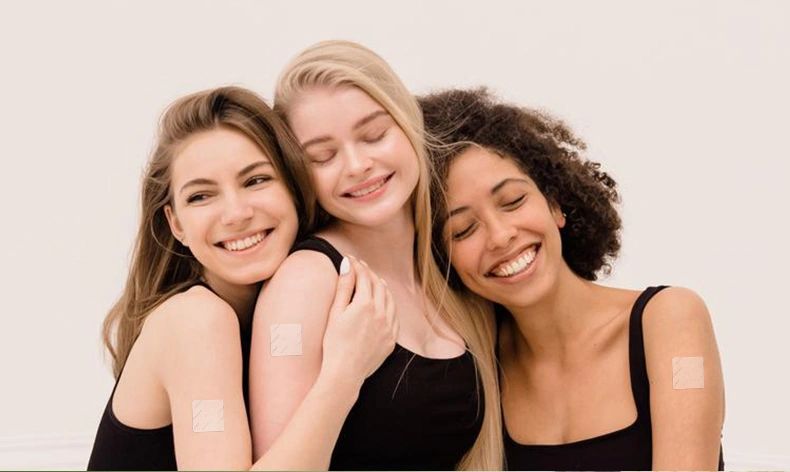Women using recover patches for antioxidant support