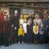 Photomosaico 3D layers family photograph, image