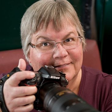 Jane Ballard, portrait, camera