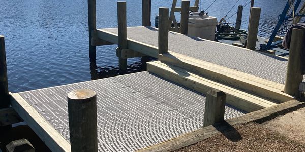 Dock and lower platform