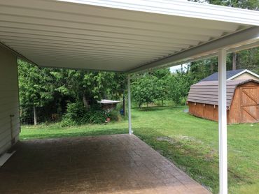 V-pan Aluminum Patio  Cover Roy WA