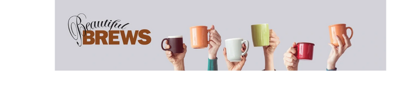 Beautifully designed coffee cups and mugs.