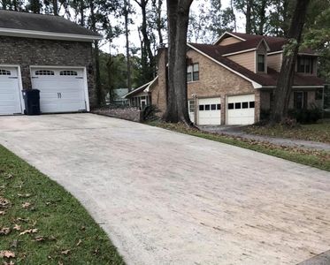This is one drive way that I finished. Only took about 2 hours. 