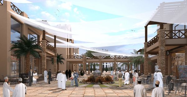 Souq al Madina is an upcoming community centre in Madinat Qaboos
Inspired by Oman’s cultural heritag