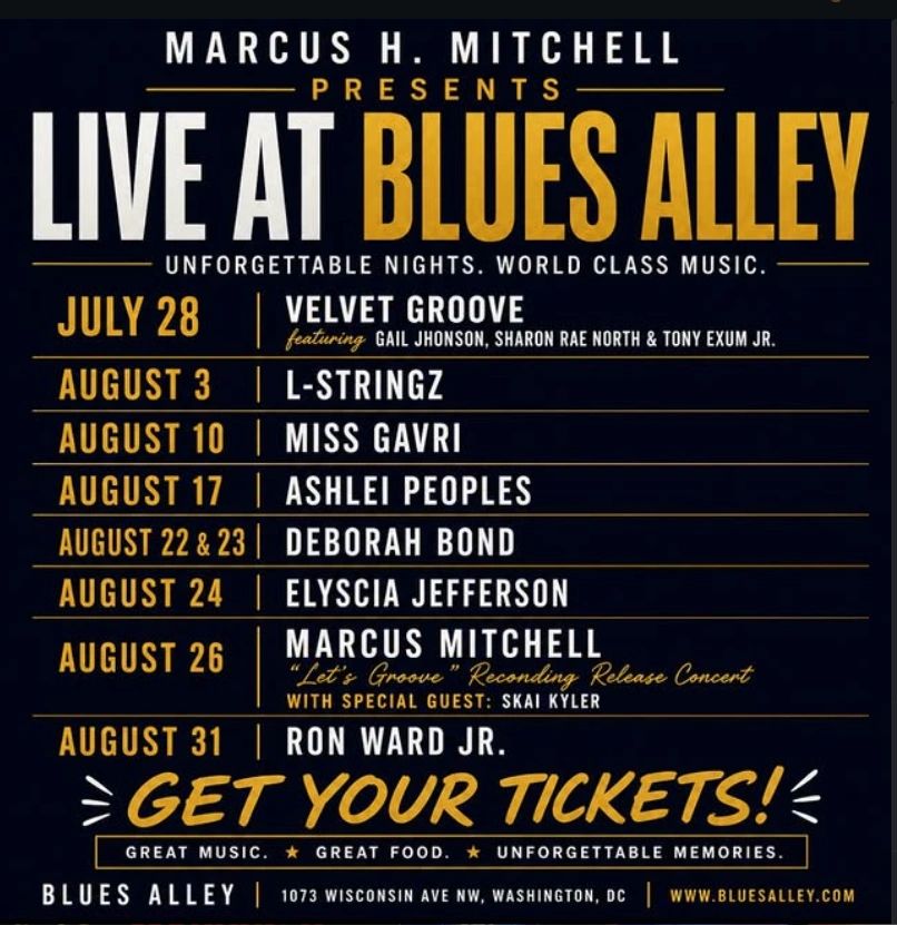 Marcus Mitchell Presents " Live at Blues Alley"