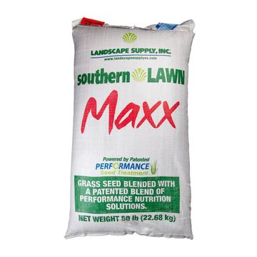 Bag of Southern Lawn Maxx grass seed by Landscape Supply, Inc.