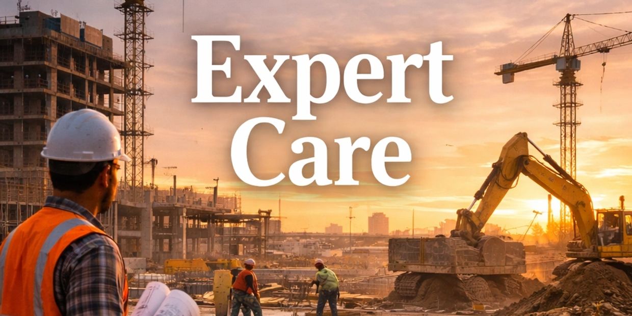 Construction workers at a site with text promoting Elite Contractor Licensing, LLC.