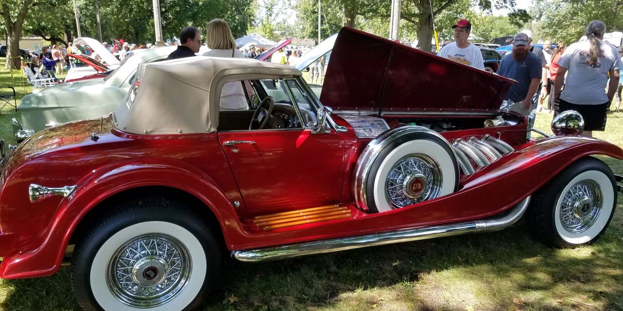 Convertible at recent Popcorn Festival Car Show