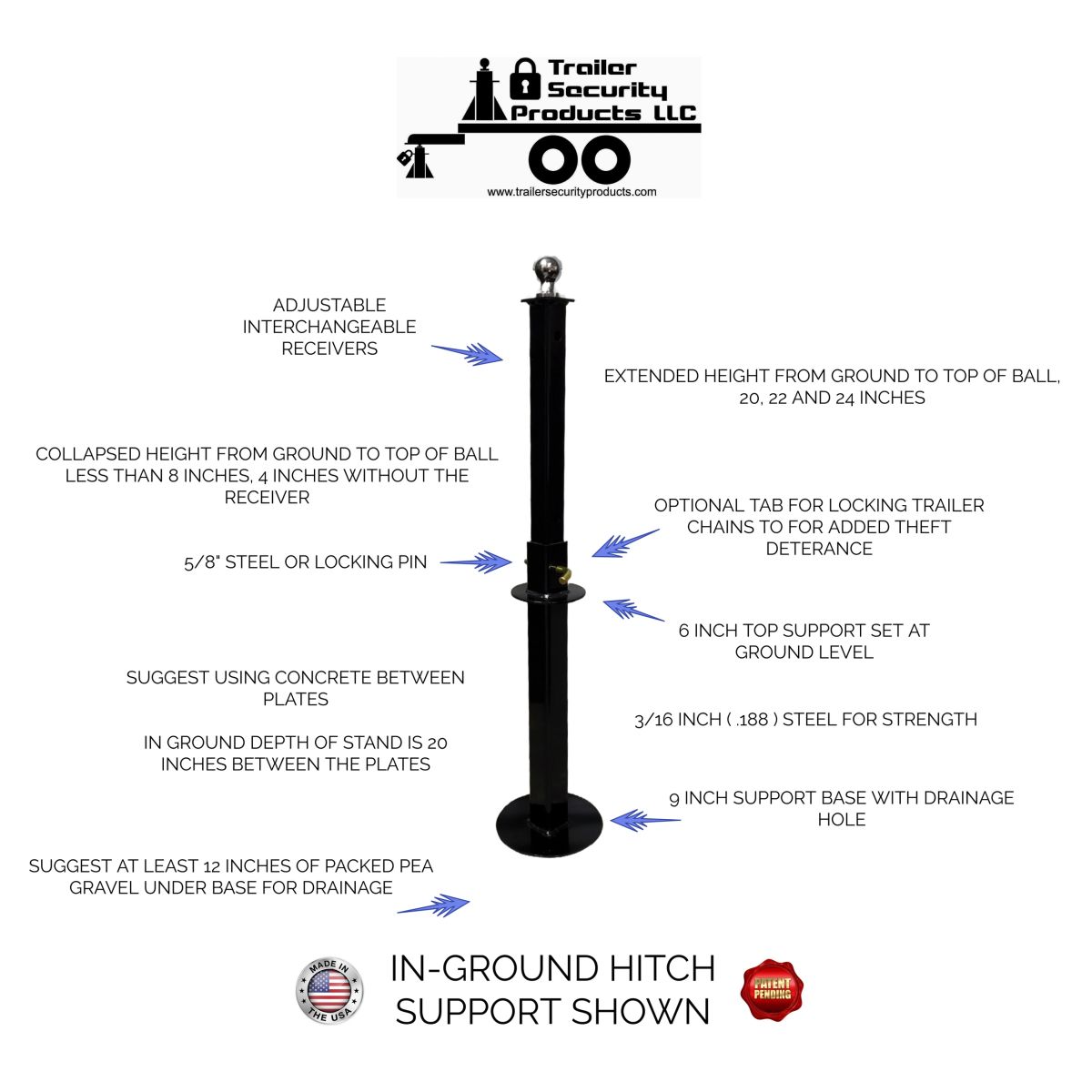 Ground Support Stand IN GROUND SUPPORT STAND
