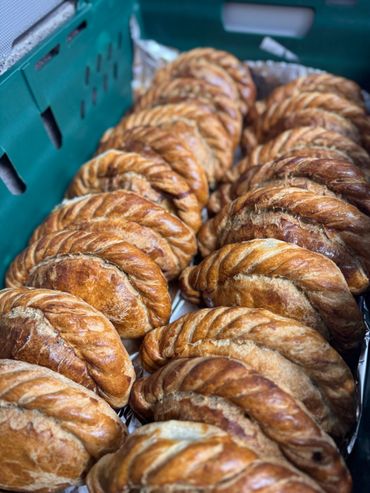Home made pasties for Wedding evening food