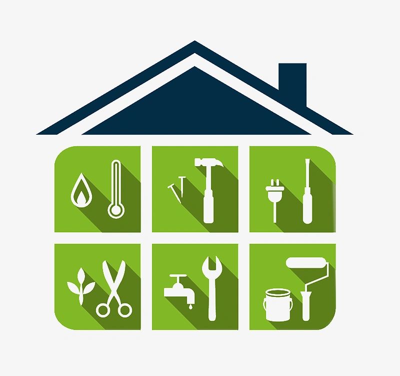 House maintenance service illustration