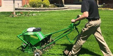 Lawn aeration London Ontario 