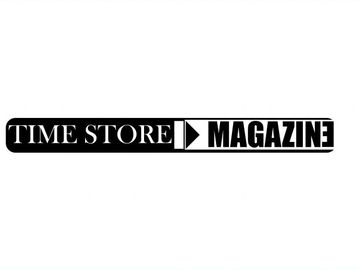 Logo with 'TIME STORE' and 'MAGAZINE' text.