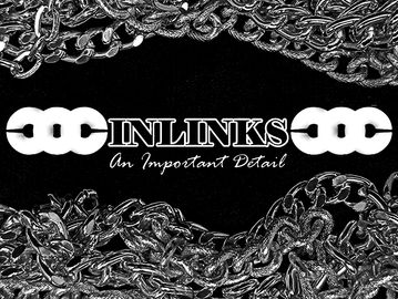 Logo for Inlinks with chained links and tagline.