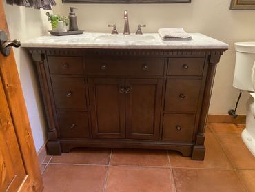 Custom bathroom vanity