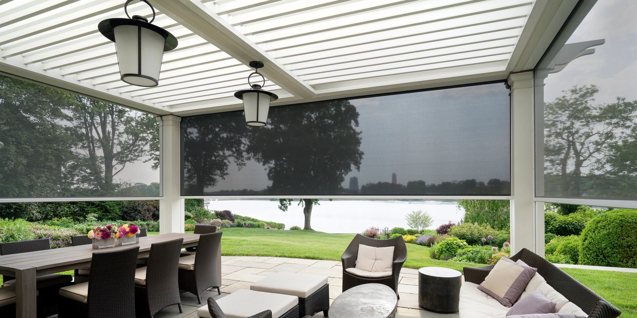 Renson Aero Aluminum Louvered Pergola Space