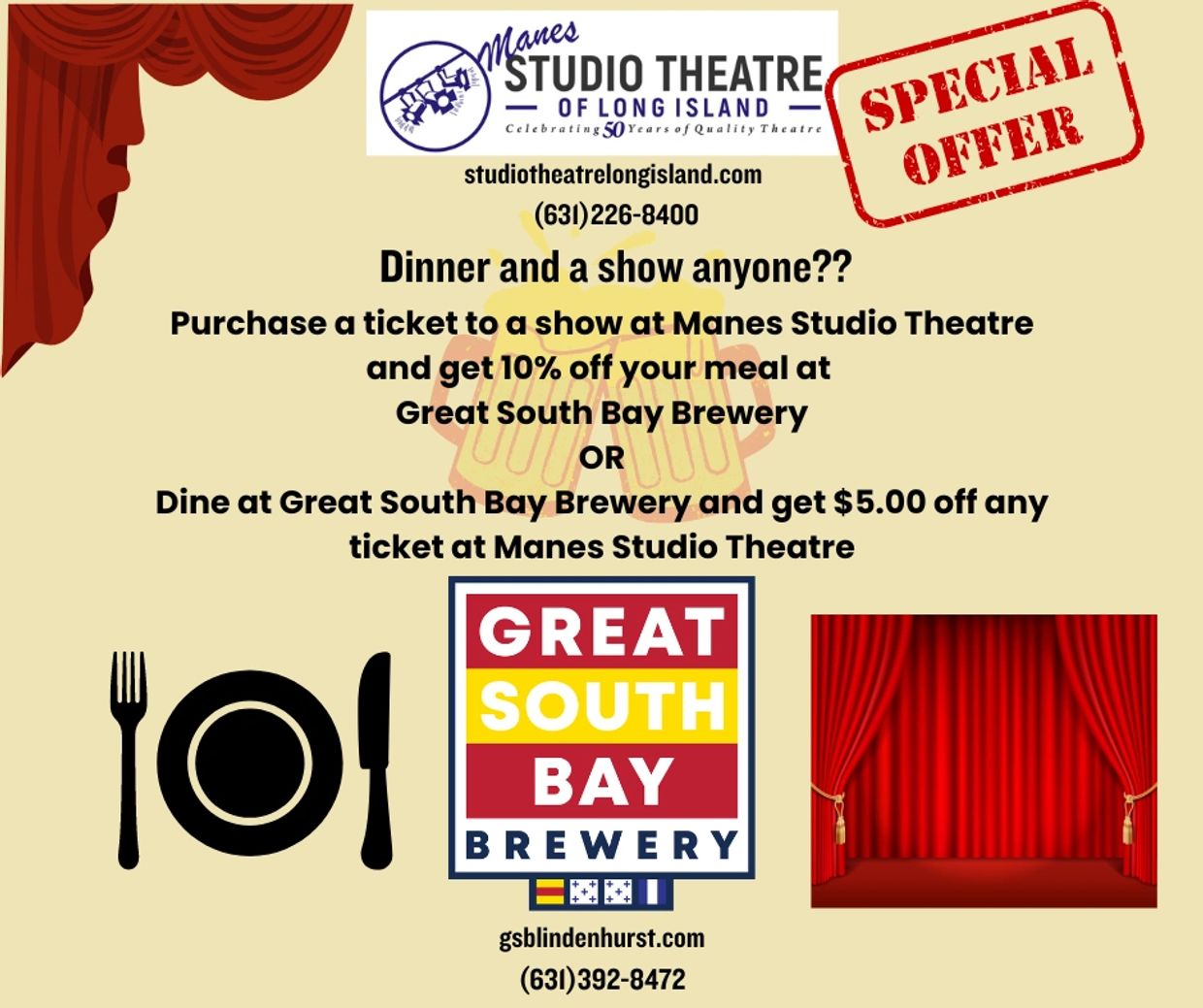Dinner and a show ad