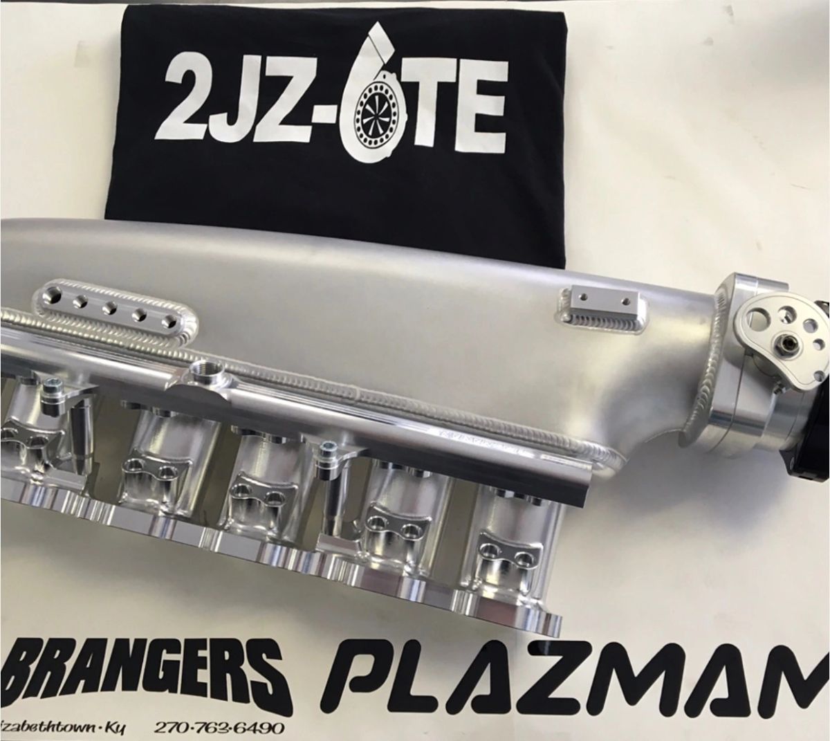 2JZ RACE SERIES BILLET INLET MANIFOLD – 12-INJ (SINGLE RAIL)