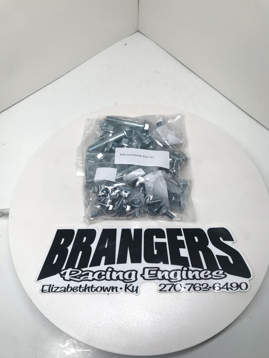 Brangers 2JZ Engine Bolt Kit 10.9 Toyota Supra 93-98 MKIV 2JZ-GE 2JZ-GTE Lexus IS300 98-03