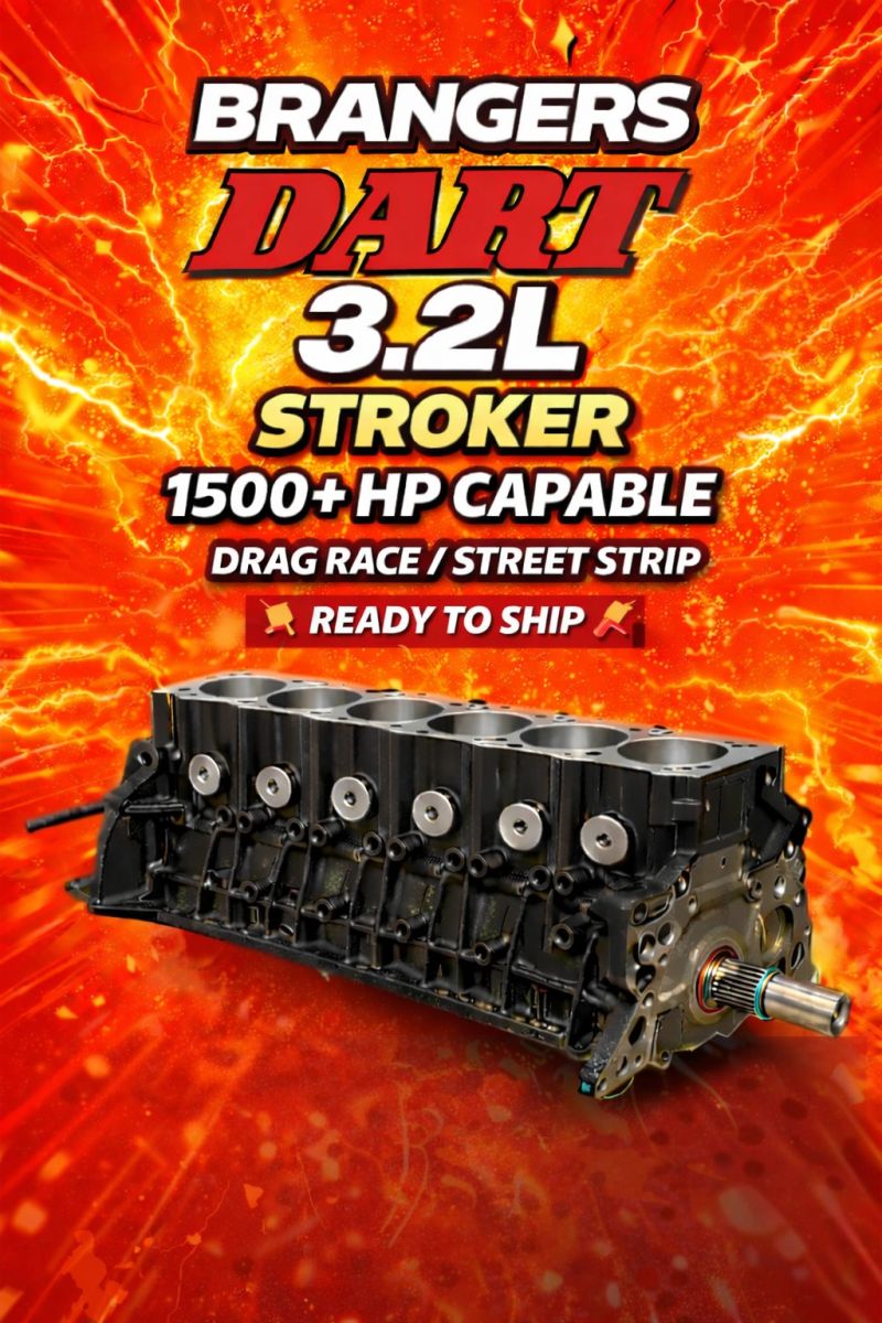 Dart 2JZ 1500 HP+ 3.2L Assembled Short Block Package Drag Race Street ...