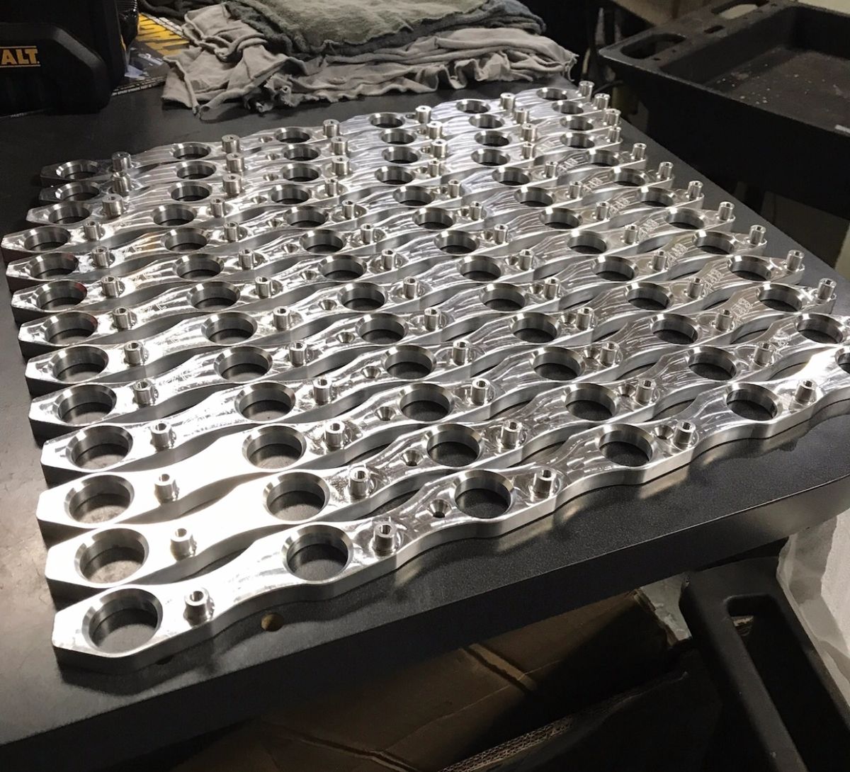 2JZ R35 Billet Coil Bracket W/Coils 1JZ 2JZ GE GTE GE VVTi VR38