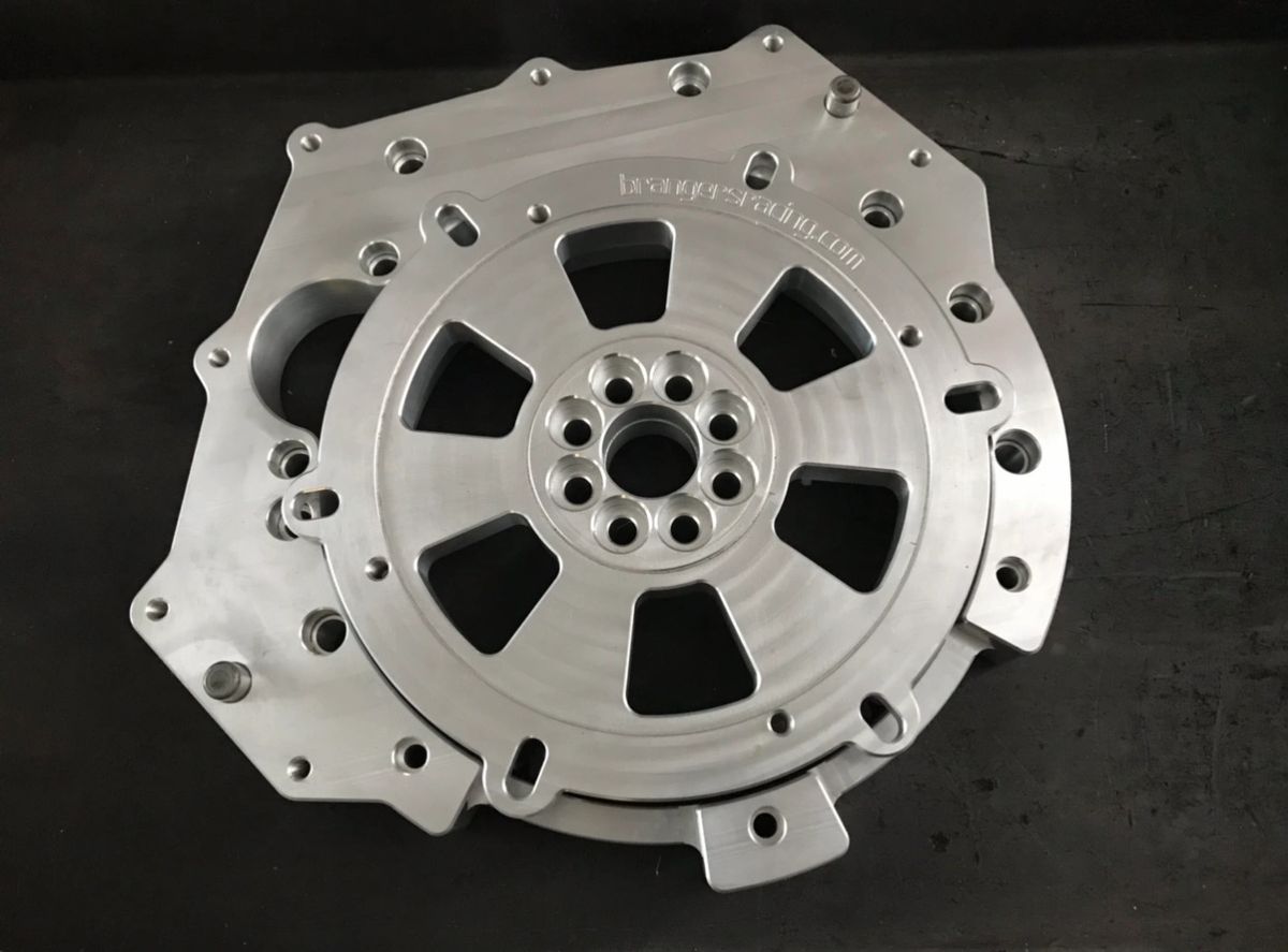 BMW N54, N55, S55 BILLET ALUMINUM FLEX PLATE TRANSMISSION ADAPTER TO GM TRANSMISSIONS & CONVERTERS