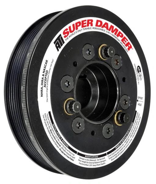 ATI Super Damper Crank Pulley 6.610" OD 15% Overdriven For Toyota Supra 2JZGTE 2JZ-GTE