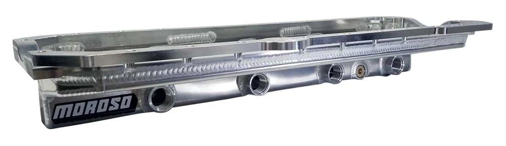 Moroso Dry Sump Aluminum 4 Port Oil Pan - Toyota 2JZ