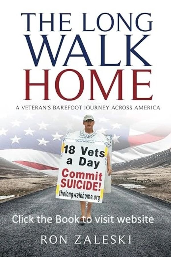 Book cover for 'The Long Walk Home' by Ron Zaleski.