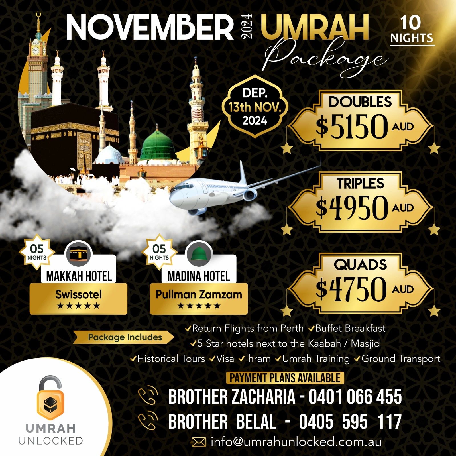 umrah tours australia