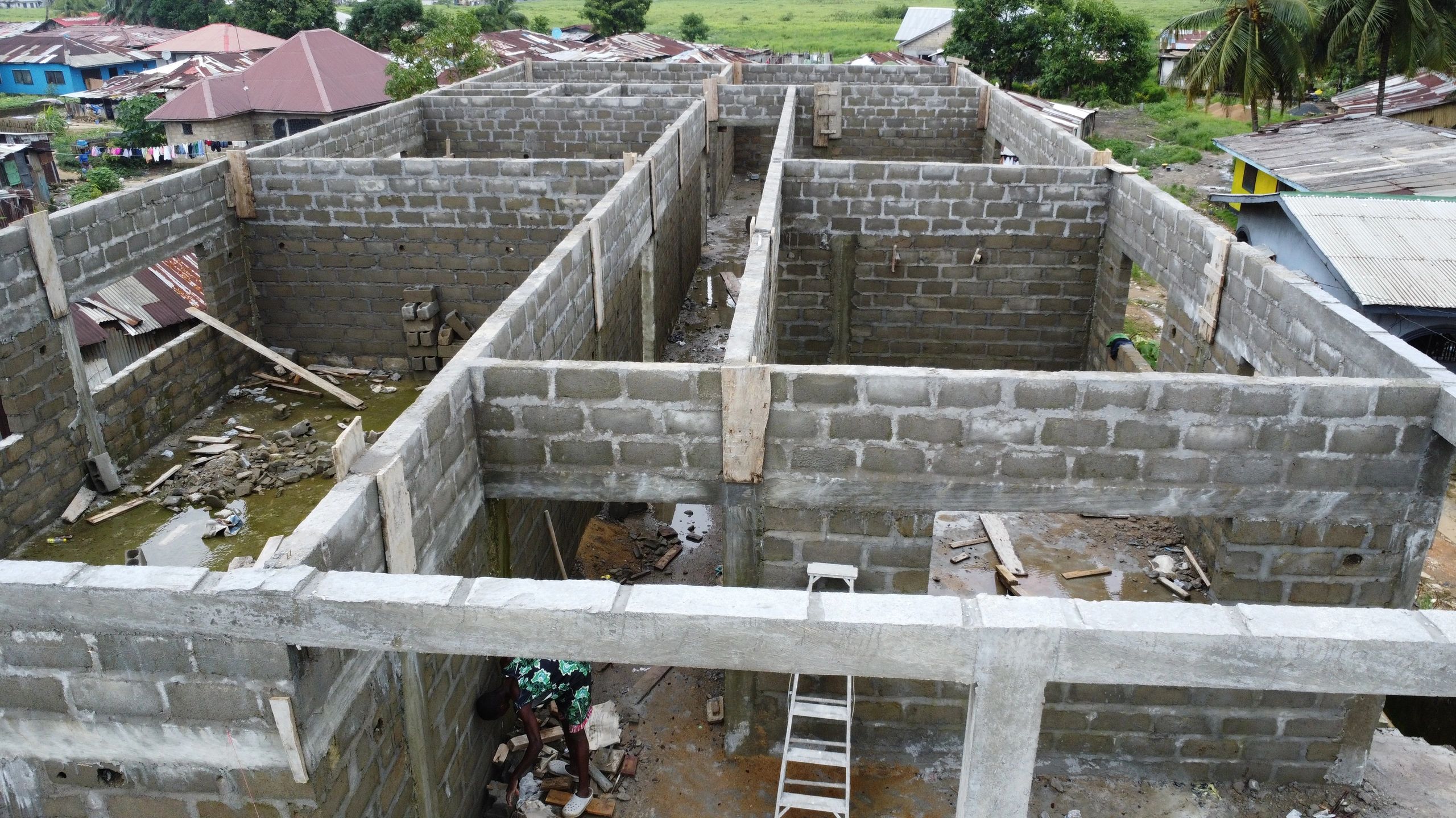 Phase II of the Abed-Bentsi school reconstruction, once finished we will be able to expand to K-12.