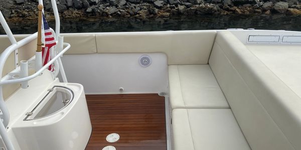 tan boat seats