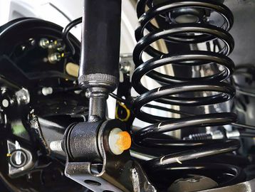Qyst's ASE Certified Technicians inspect suspension systems, shocks, struts, and springs 