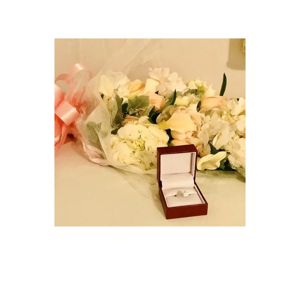 an engagement ring