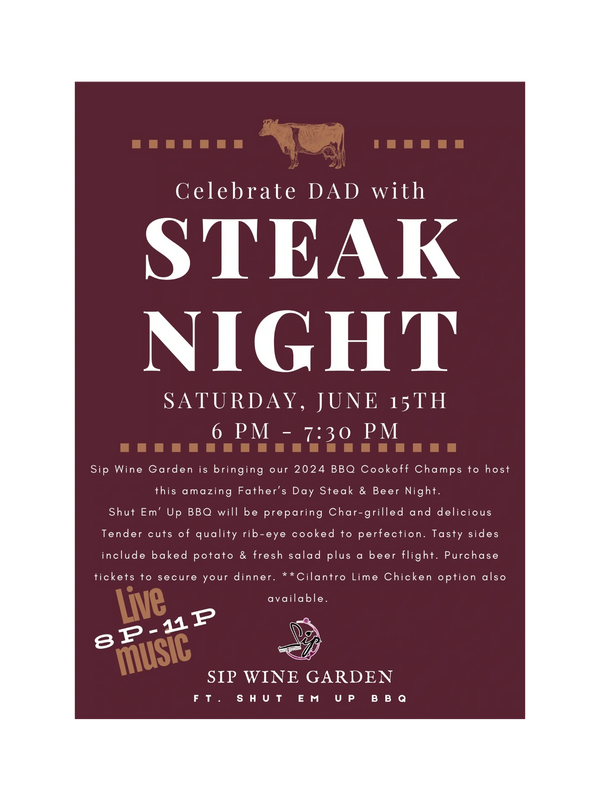 Sip Wine Garden in Cibolo, Texas