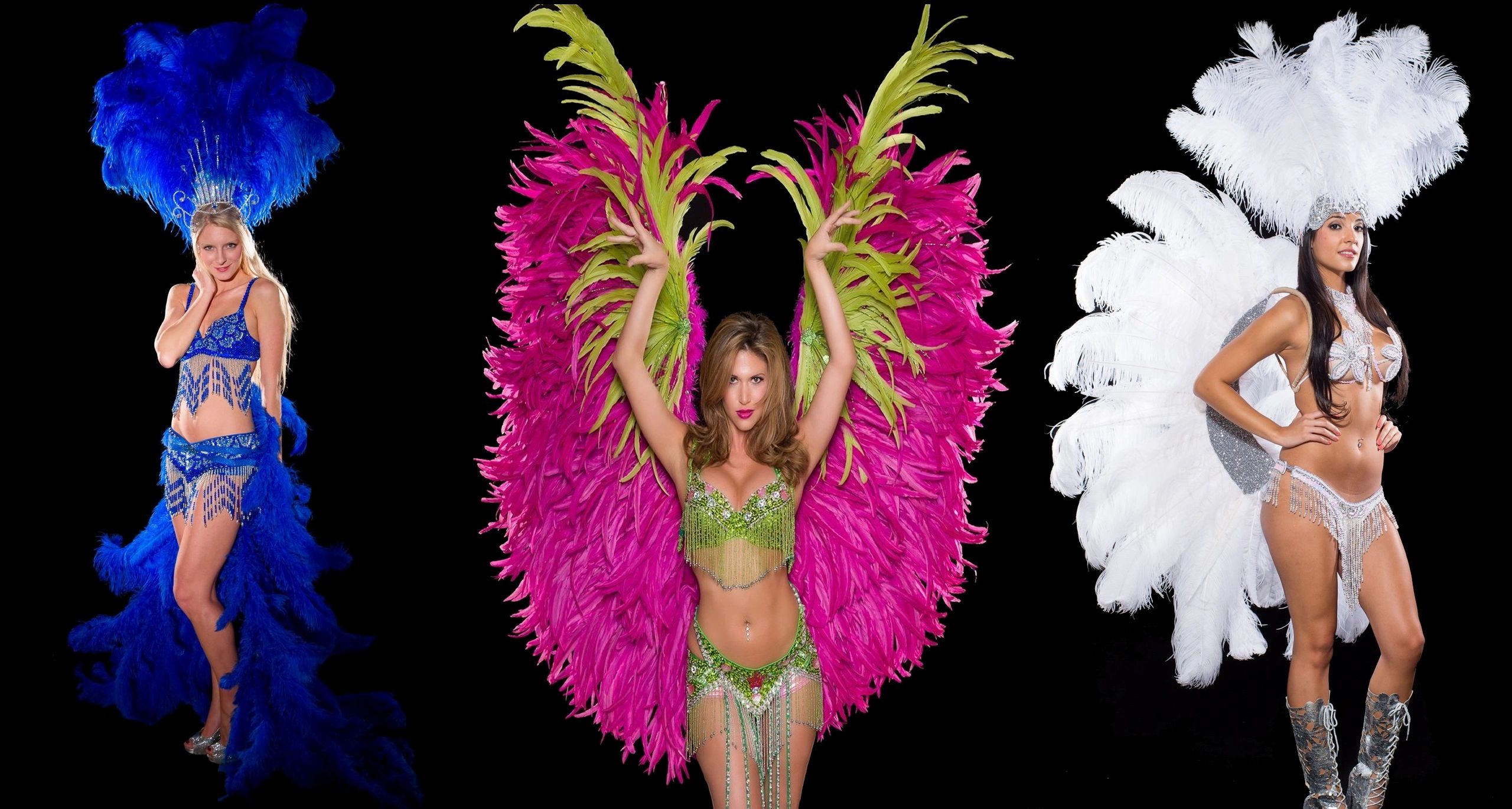 Feather Headdresses Back Pieces - Miami Feathers